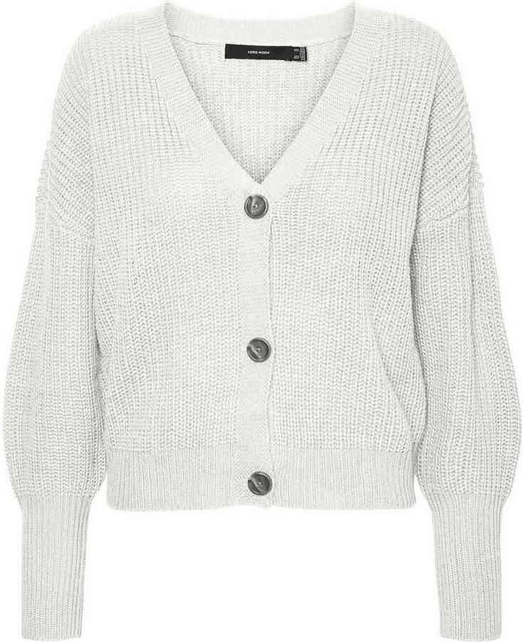 Vero Moda Regular fit gebreid jack met sierknopen model 'LEA' - Foto 2