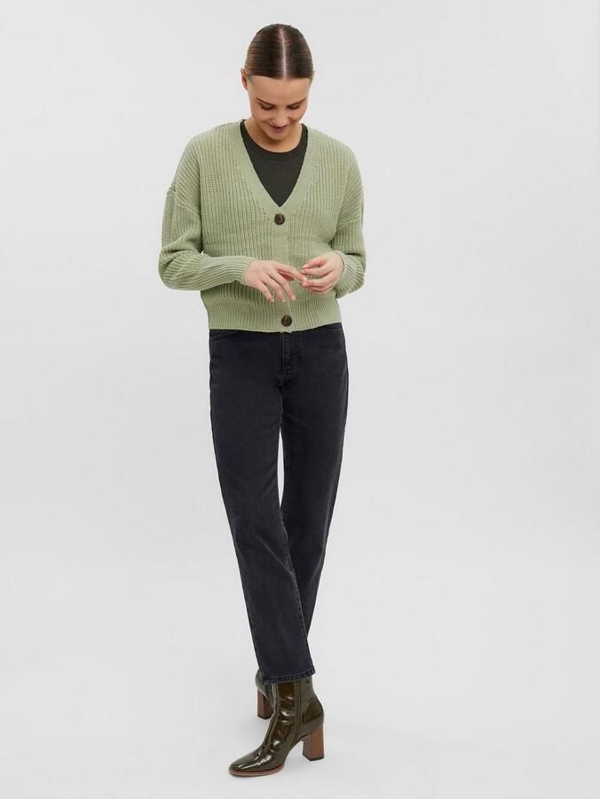 Vero Moda Vest VMLEA LS V-NECK CUFF CARDIGAN NOOS - Foto 3