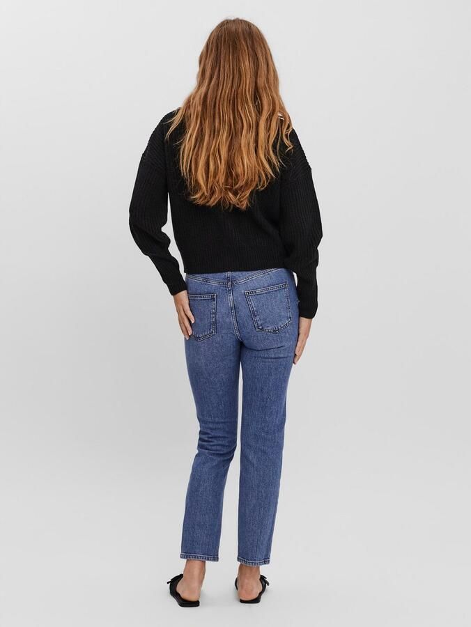 Vero Moda Regular fit gebreid jack met sierknopen model 'LEA' - Foto 8
