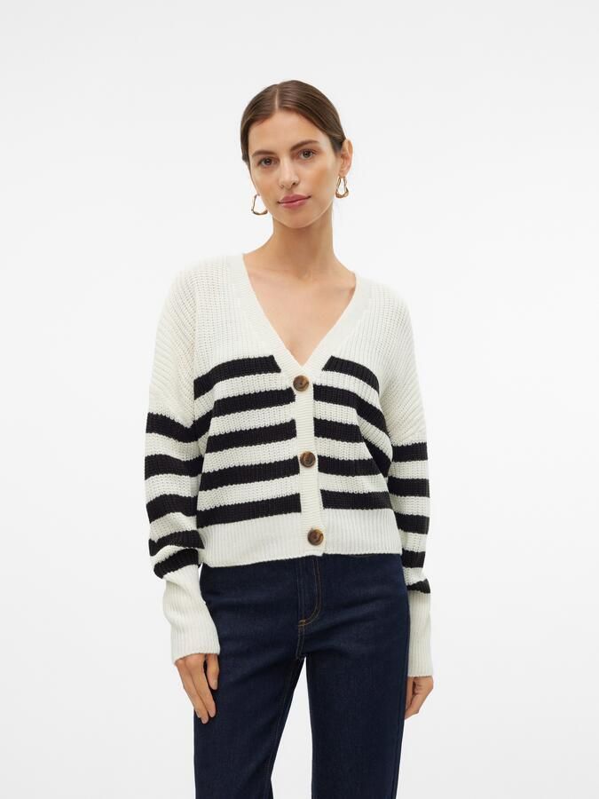 Vero Moda Regular fit gebreid jack met ballonmouwen model 'LEA' - Foto 8