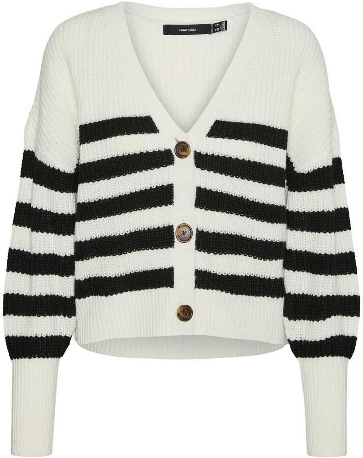 Vero Moda Regular fit gebreid jack met ballonmouwen model 'LEA' - Foto 2