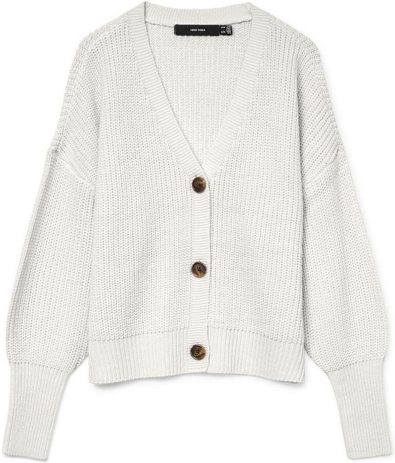 Vero Moda Regular fit gebreid jack met sierknopen model 'LEA'