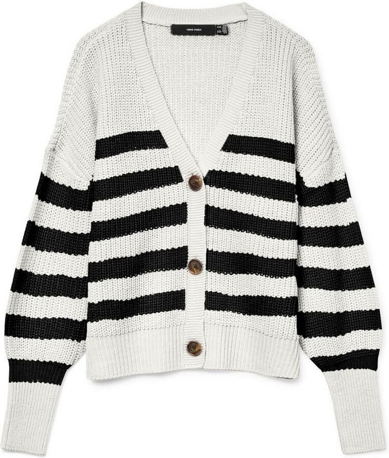 Vero Moda Regular fit gebreid jack met ballonmouwen model 'LEA'