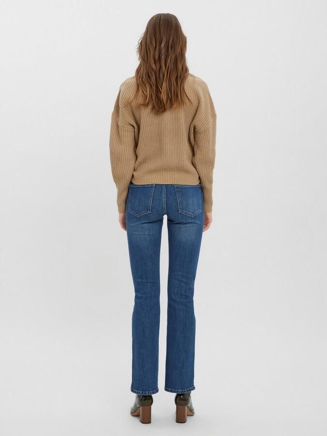 Vero Moda Regular fit gebreid jack met sierknopen model 'LEA' - Foto 3