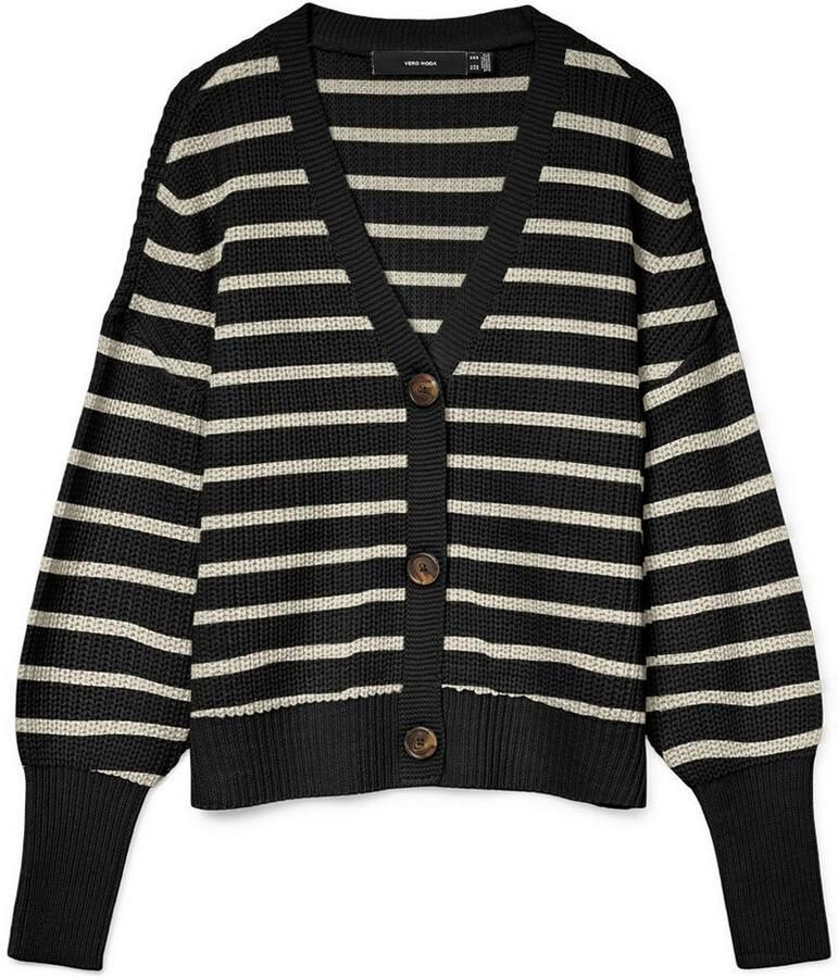 Vero Moda Loose fit gebreid jack met sierknopen model 'LEA'