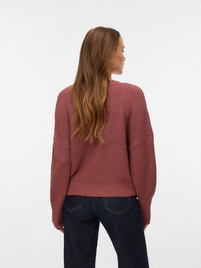Vero Moda Vest VMLEA LS V-NECK CUFF CARDIGAN NOOS - Foto 3