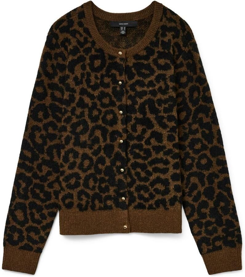 Vero Moda Vest VMNEWKAI LS O-NECK CARDIGAN BOO