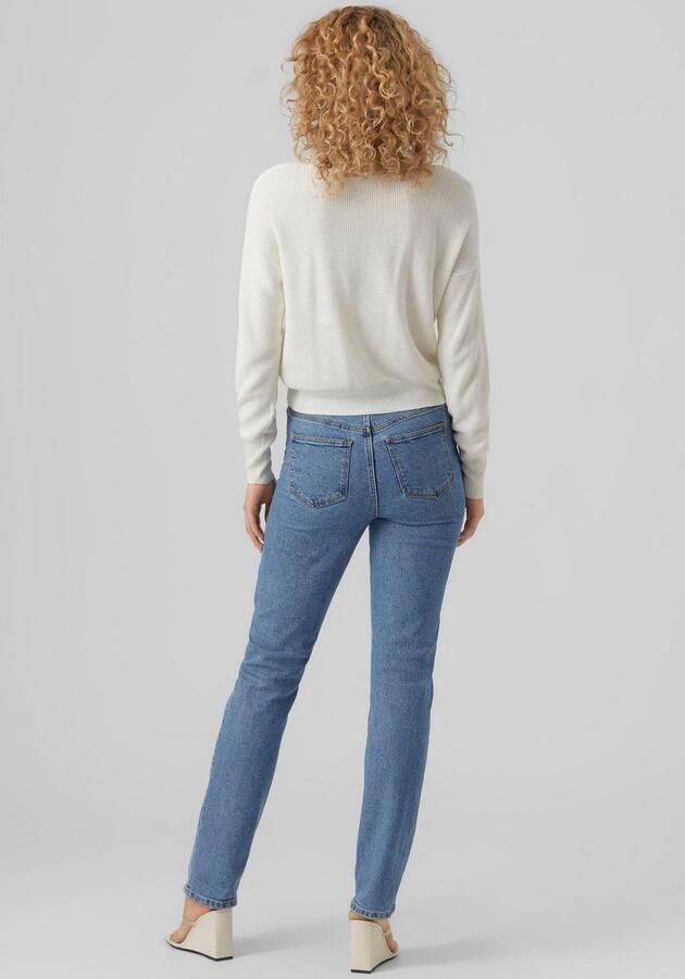 Vero Moda Vest VMNEWLEXSUN LS SHORT V-NECK CAR GA NOOS - Foto 4