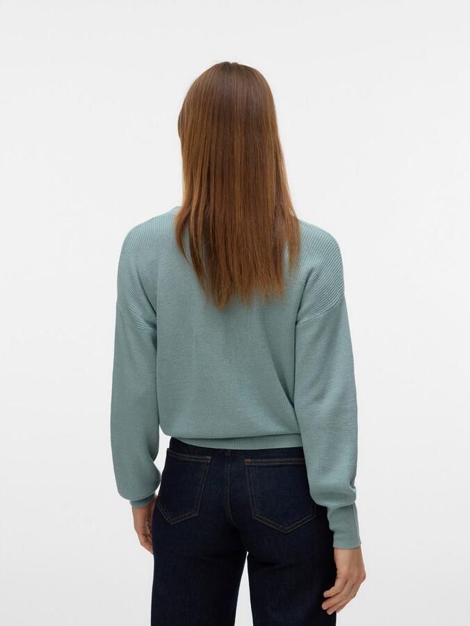 Vero Moda Vest VMNEWLEXSUN LS SHORT V-NECK CAR GA NOOS - Foto 3