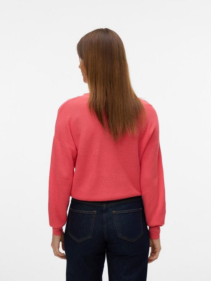 Vero Moda Vest VMNEWLEXSUN LS SHORT V-NECK CAR GA NOOS - Foto 3