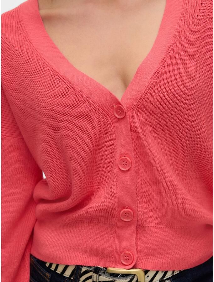 Vero Moda Vest VMNEWLEXSUN LS SHORT V-NECK CAR GA NOOS