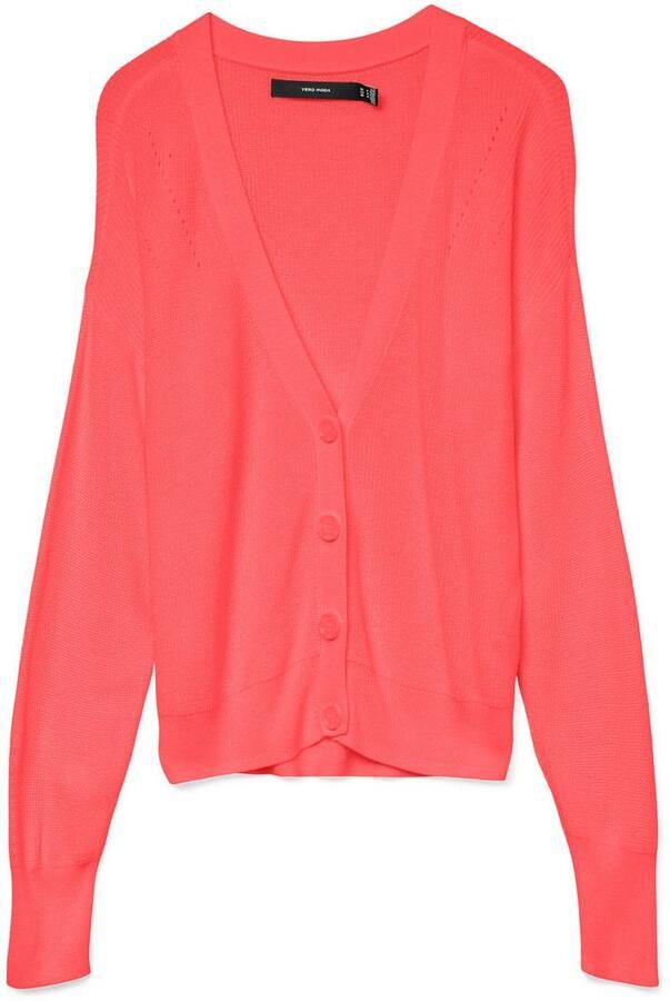 Vero Moda Vest VMNEWLEXSUN LS SHORT V-NECK CAR GA NOOS - Foto 5