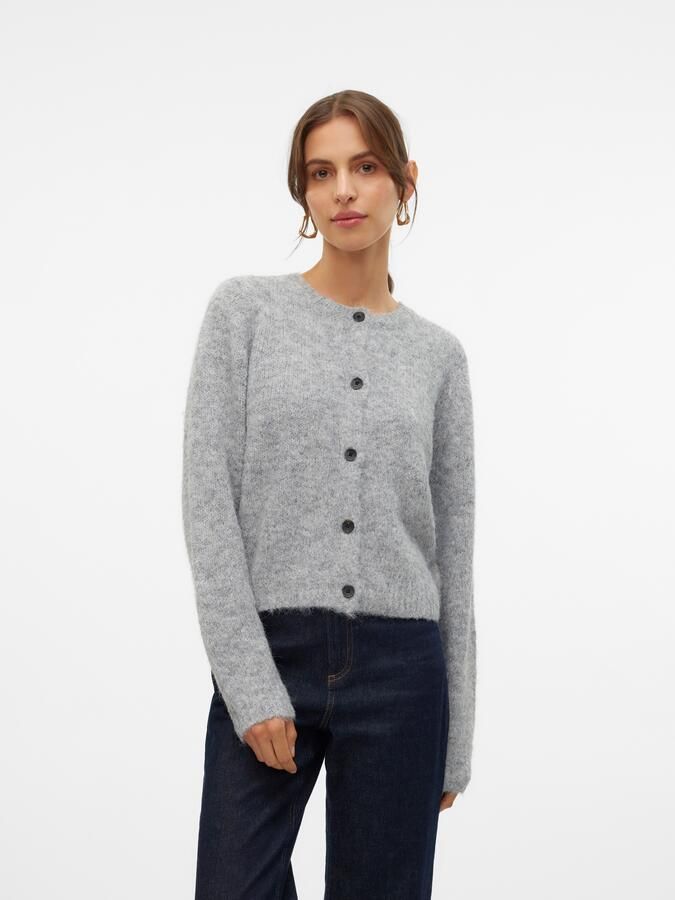 Vero Moda Regular fit gebreid jack met wol en knoopsluiting model 'NOVAH' - Foto 15