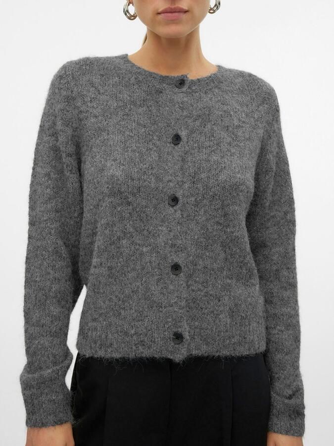 Vero Moda Regular fit gebreid jack met wol en knoopsluiting model 'NOVAH' - Foto 17