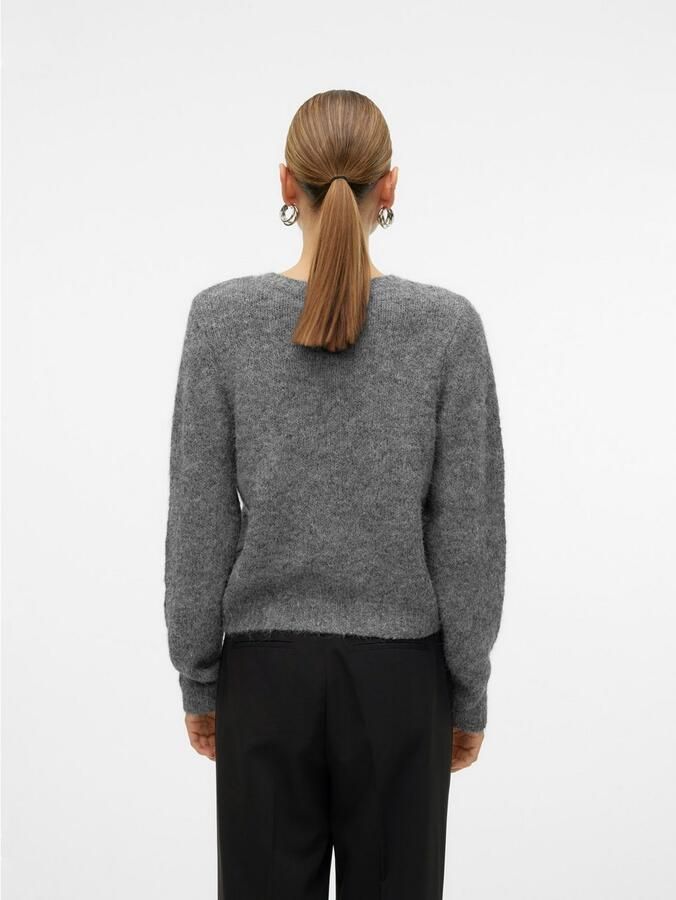 Vero Moda Regular fit gebreid jack met wol en knoopsluiting model 'NOVAH' - Foto 10