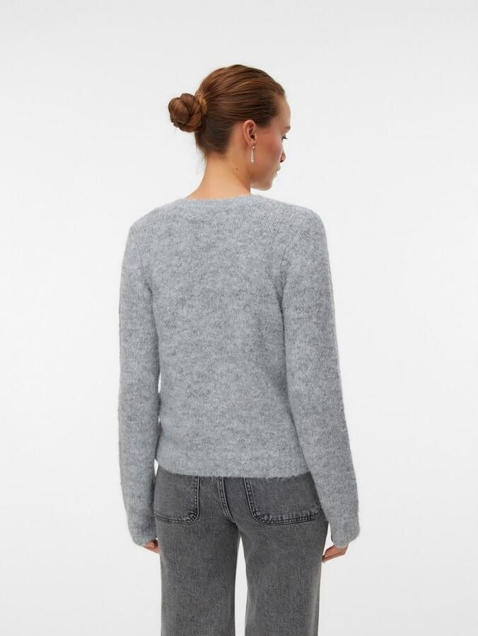 Vero Moda Regular fit gebreid jack met wol en knoopsluiting model 'NOVAH' - Foto 12