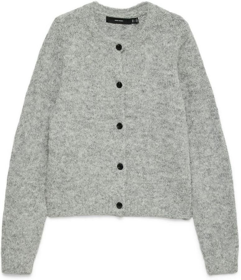 Vero Moda Regular fit gebreid jack met wol en knoopsluiting model 'NOVAH' - Foto 2