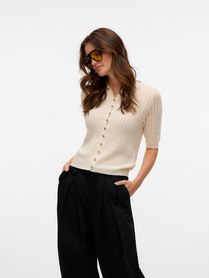 Vero Moda Vest VMPANAMA 2 4 KNIT CARDIGAN VMA NOOS - Foto 4