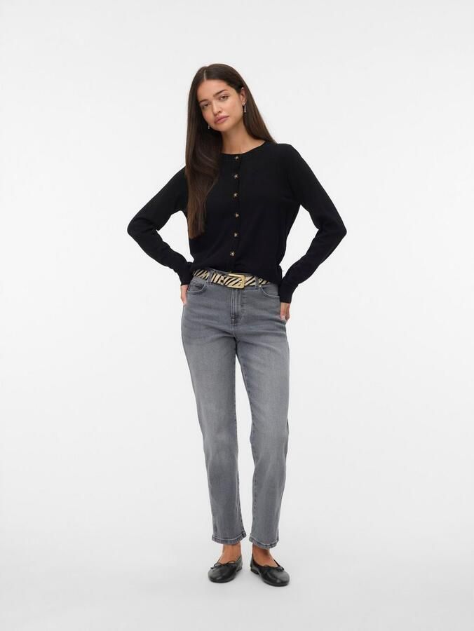 Vero Moda Regular fit gebreid jack van viscosemix model 'SABA' - Foto 3