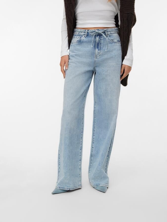 Vero Moda Wijde jeans VMWIEN MR WIDE BELT JEANS SI338 NOOS - Foto 7