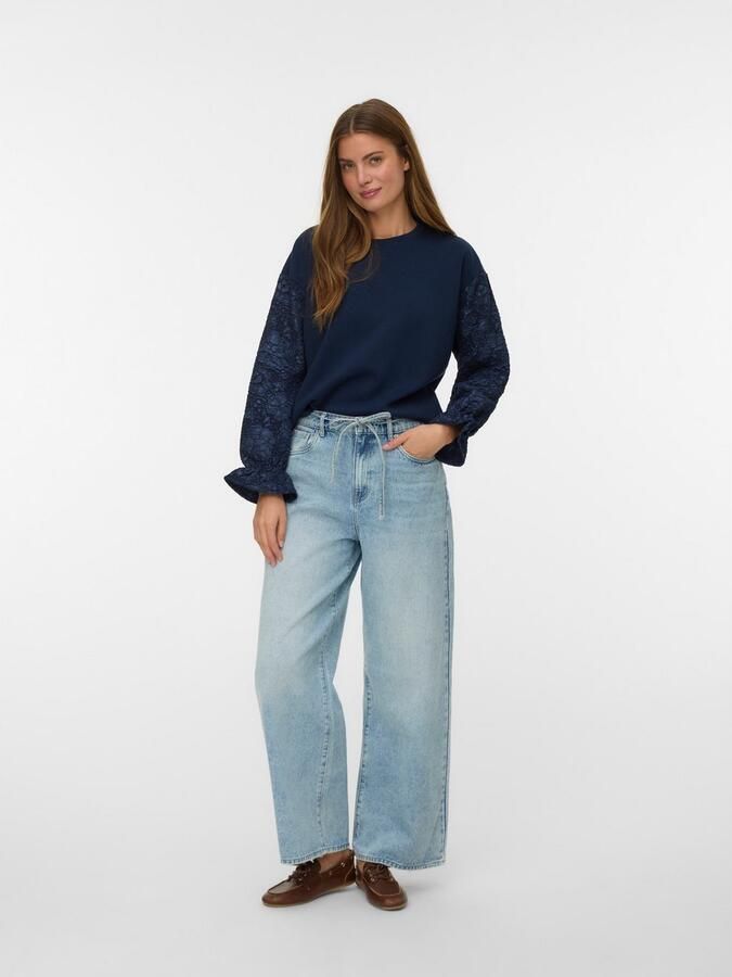 Vero Moda Wijde jeans VMWIEN MR WIDE BELT JEANS SI338 NOOS - Foto 8