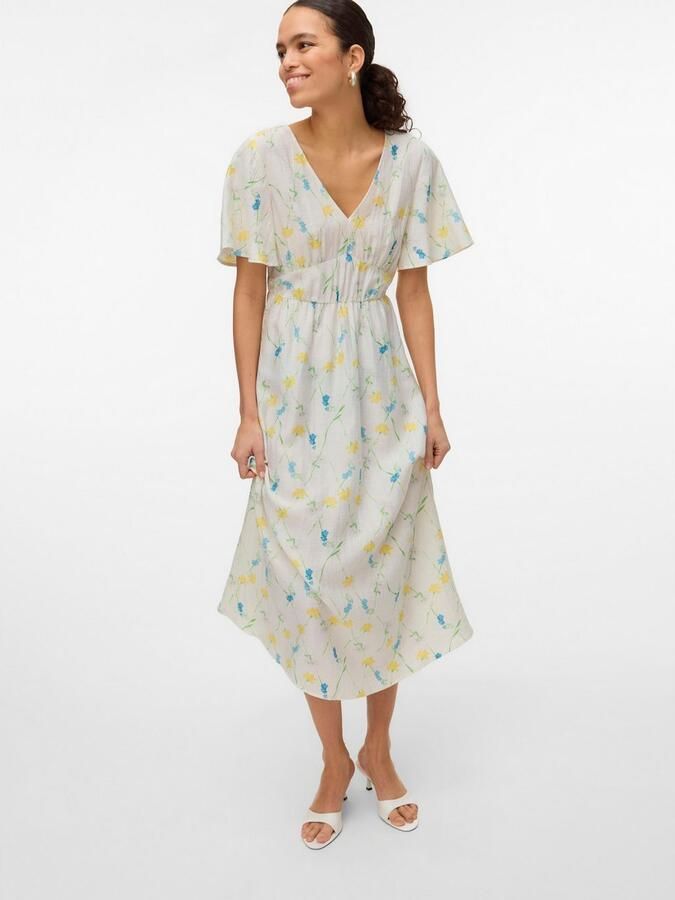 Vero Moda Zomerjurk VMFLORA OLGA SS 7 8 DRESS WVN GA - Foto 4
