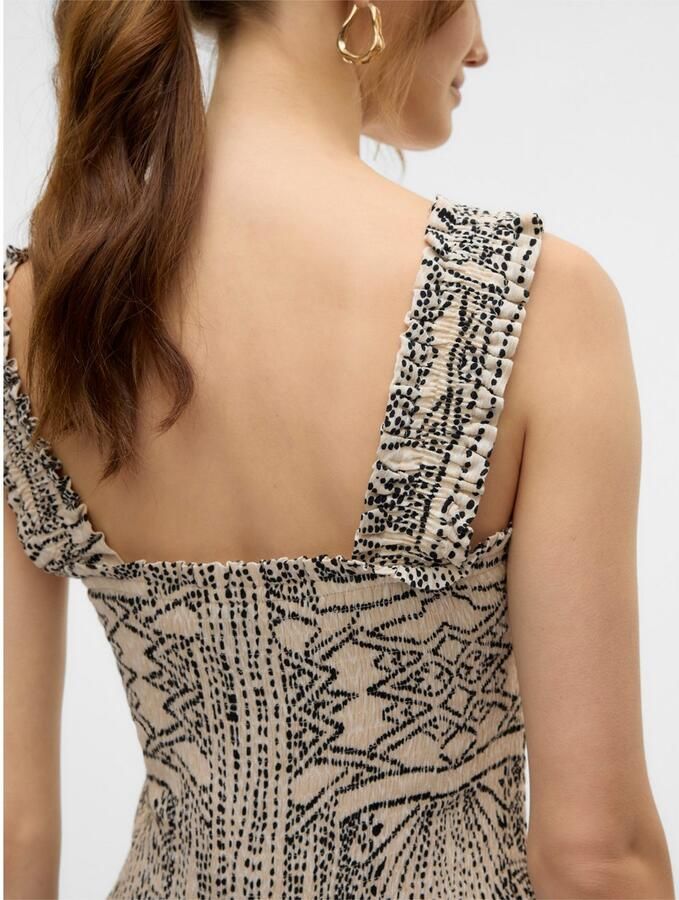 Vero Moda Zomerjurk VM NY SL SMOCK CALF DRESS WVN GA