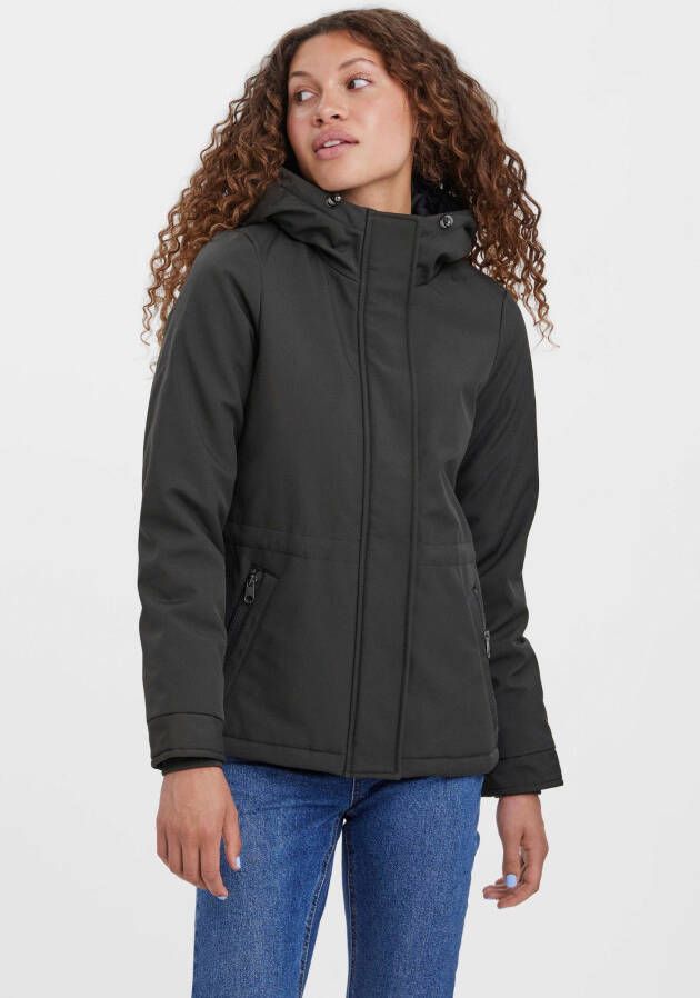 VERO MODA gewatteerde jas VMCLEANMILAN donkergrijs