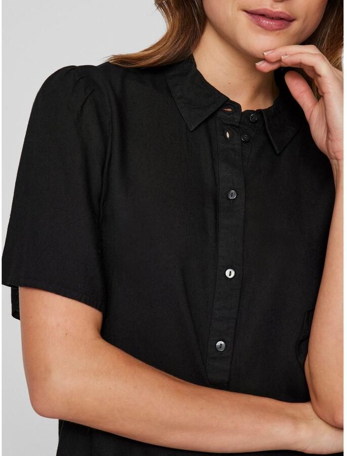 Vila Regular fit overhemdblouse met 1 2-mouwen model 'PRICIL' - Foto 2