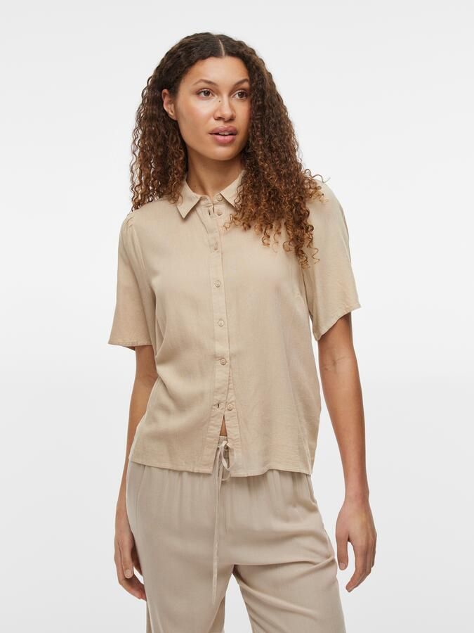 Vila Regular fit overhemdblouse met 1 2-mouwen model 'PRICIL' - Foto 7