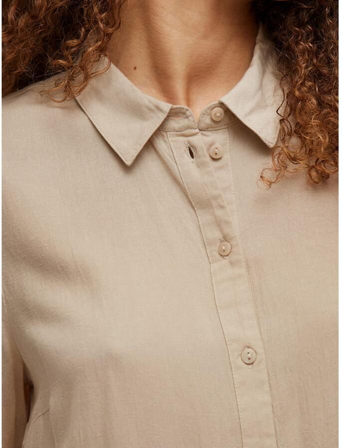 Vila Regular fit overhemdblouse met 1 2-mouwen model 'PRICIL' - Foto 3