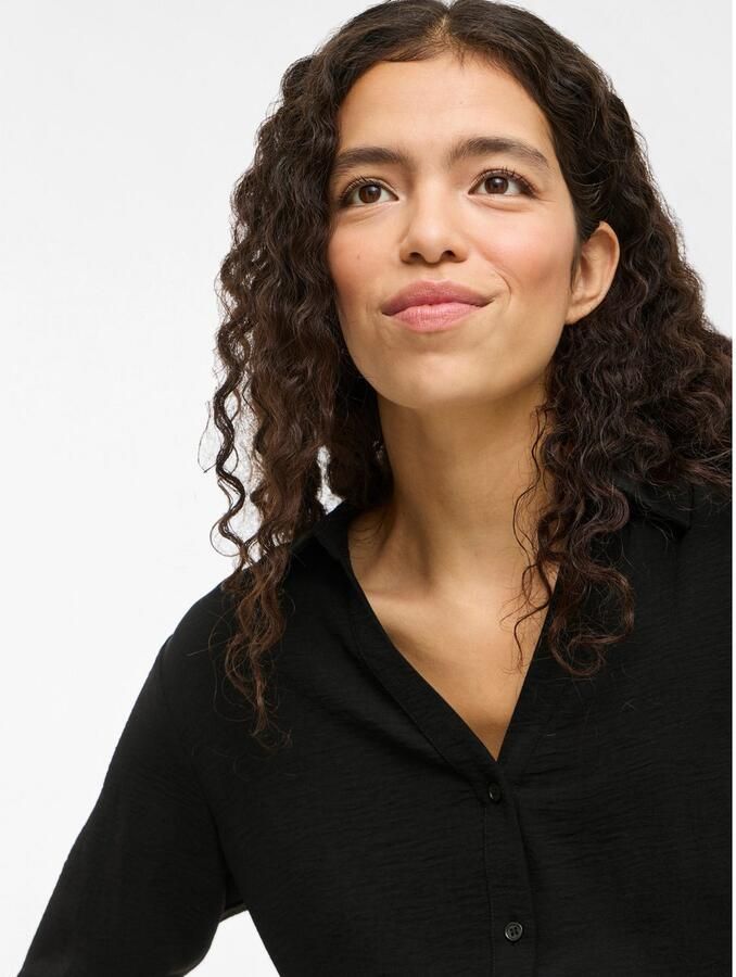 Vila Blouse met lange mouwen VIJOSA L S V-NECK SHIRT NOOS - Foto 2