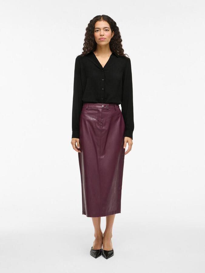 Vila Blouse met lange mouwen VIJOSA L S V-NECK SHIRT NOOS - Foto 3