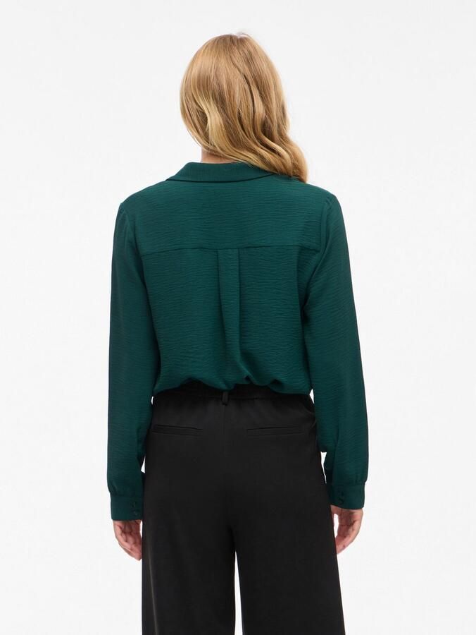 Vila Blouse met lange mouwen VIJOSA L S V-NECK SHIRT NOOS - Foto 2