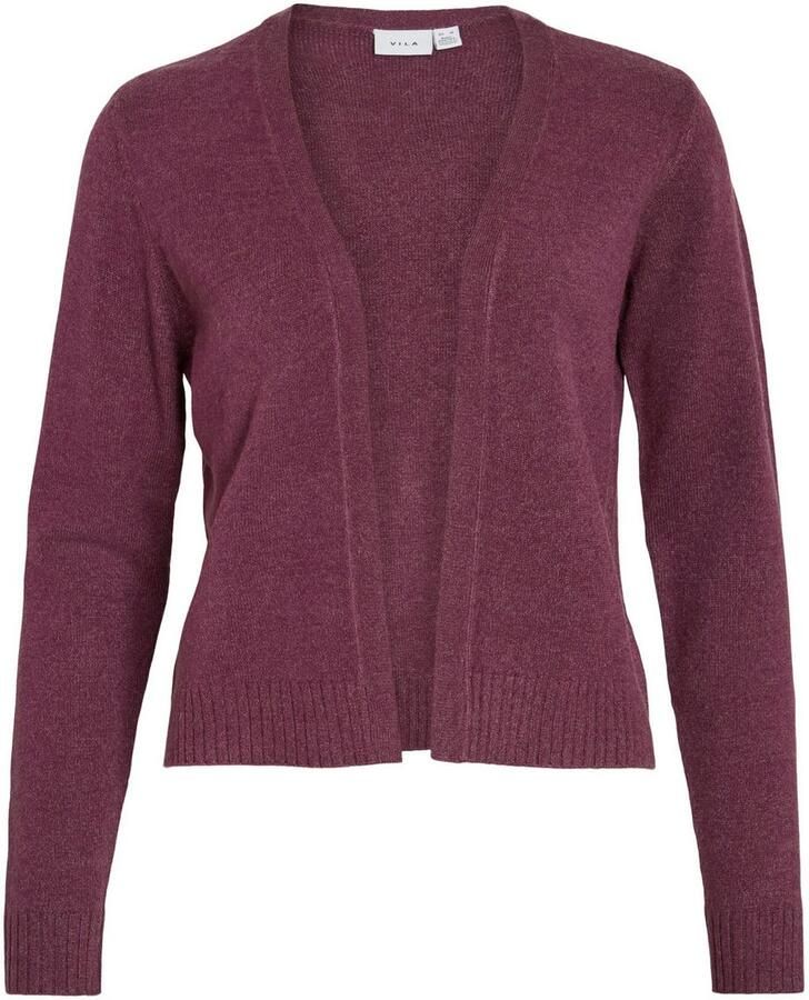 Vila Gebreide cardigan met opengewerkte voorkant model 'VIRIL' - Foto 2