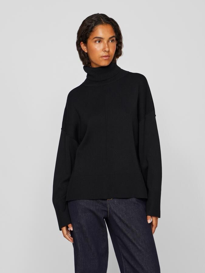 Vila Oversized gebreide pullover met col model 'OSTRIA' - Foto 7