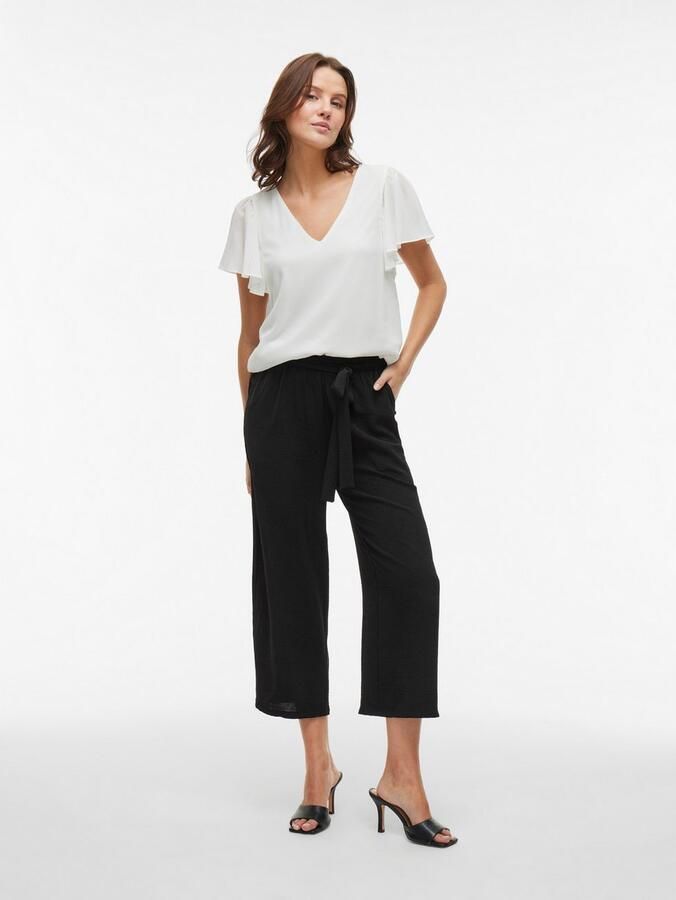 Vila Comfortbroek VIJOSA BELTED CULOTTE PANTS NOOS - Foto 2