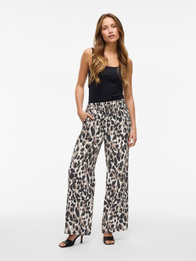 Vila Comfortbroek VIJOSA HW WIDE PANTS NOOS - Foto 3