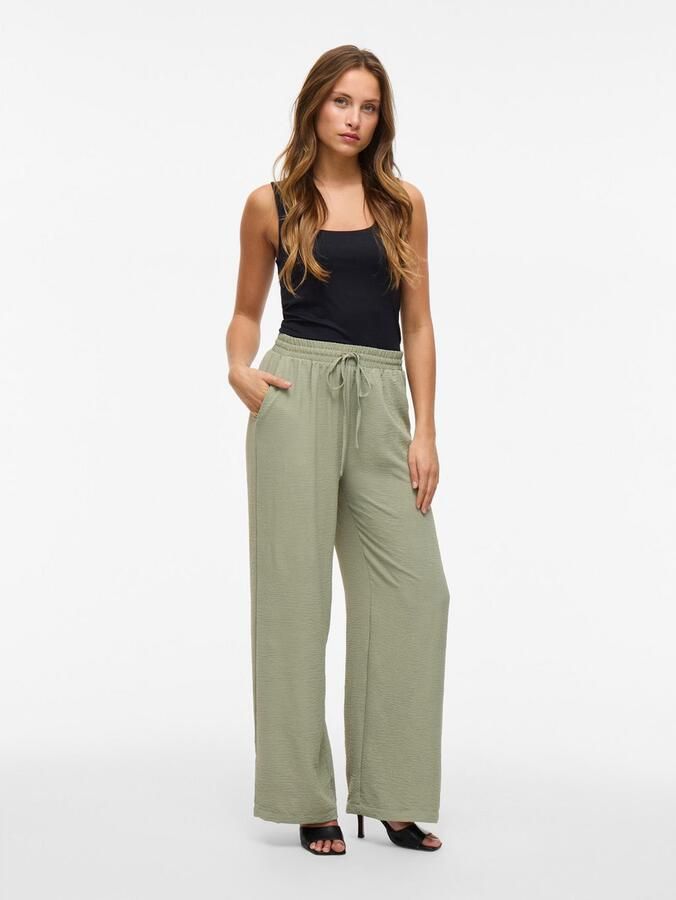 Vila Comfortbroek VIJOSA HW WIDE PANTS NOOS - Foto 4