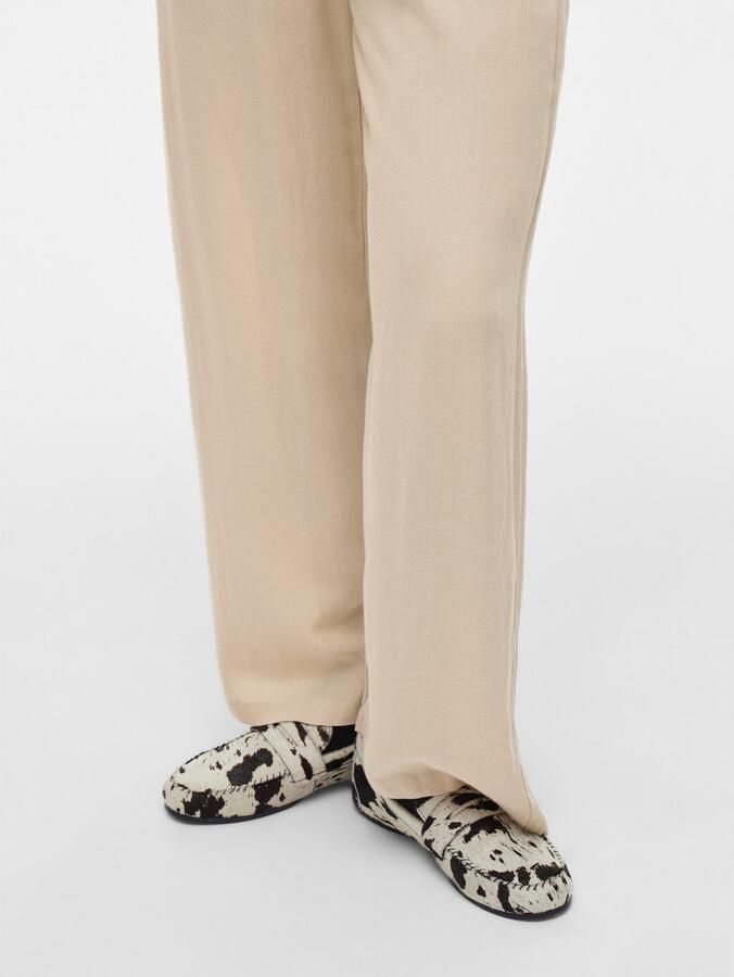 Vila Straight leg stoffen broek met steekzakken model 'PRICIL' - Foto 4