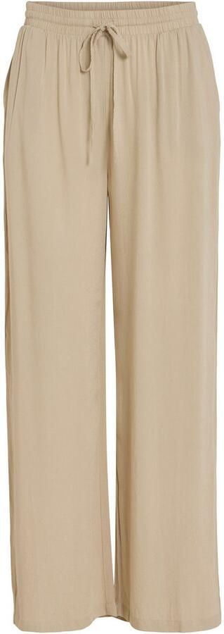 Vila Straight leg stoffen broek met steekzakken model 'PRICIL' - Foto 8