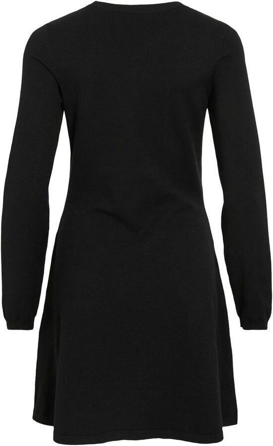 Vila Gebreide jurk VICOMFY A-LINE O-NECK KNIT DRESS NOOS