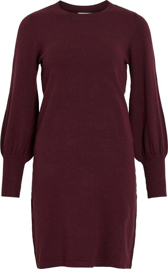 Vila Gebreide jurk VIKERRY O-NECK KNIT DRESS NOOS