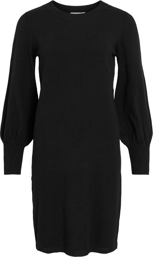 Vila Gebreide jurk VIKERRY O-NECK KNIT DRESS NOOS