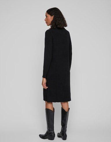 Vila Gebreide jurk VIRIL CREW NECK L S MIDI DRESS NOOS - Foto 5