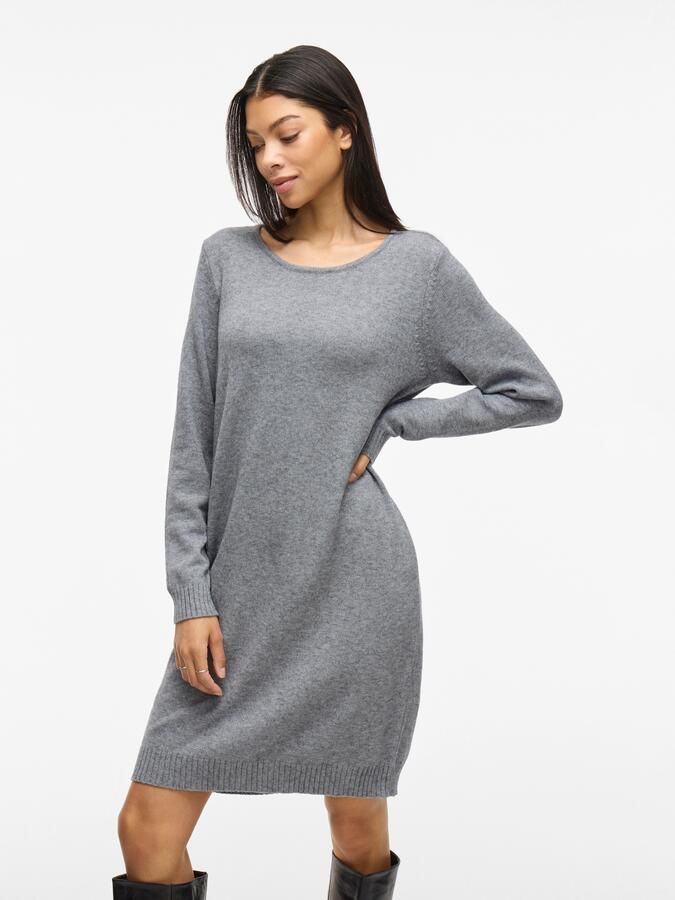 Vila Gebreide jurk VIRIL L S KNIT DRESS NOOS - Foto 6