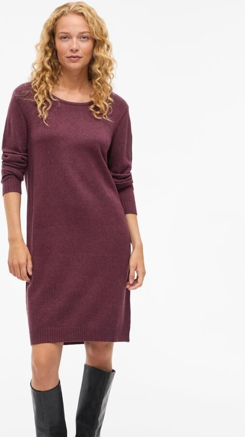 Vila Gebreide jurk VIRIL L S KNIT DRESS NOOS - Foto 5
