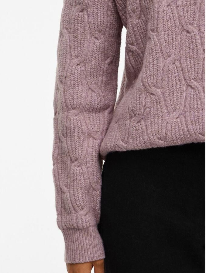 Vila Gebreide pullover met structuurmotief model 'LASSIA' - Foto 2