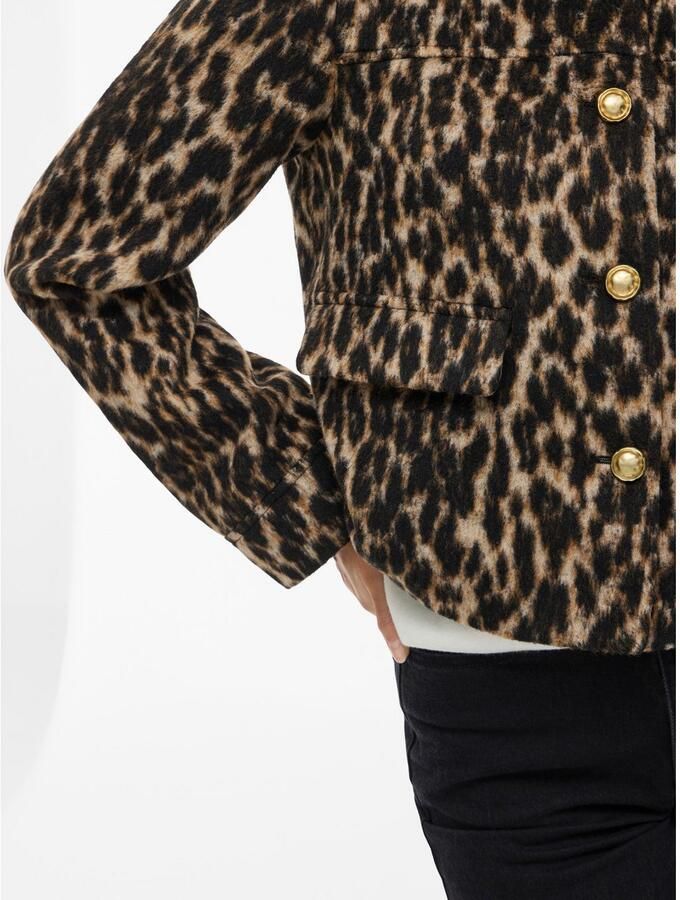 Vila Gewatteerde jas VISIMBA L S SHORT JACKET - Foto 3