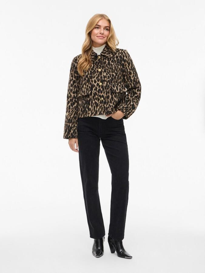 Vila Gewatteerde jas VISIMBA L S SHORT JACKET - Foto 4